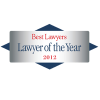 Best Lawyers Lawyer of the Year 2012 badge