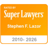 Stephen Lazor Super Lawyers Badge 2010-2026